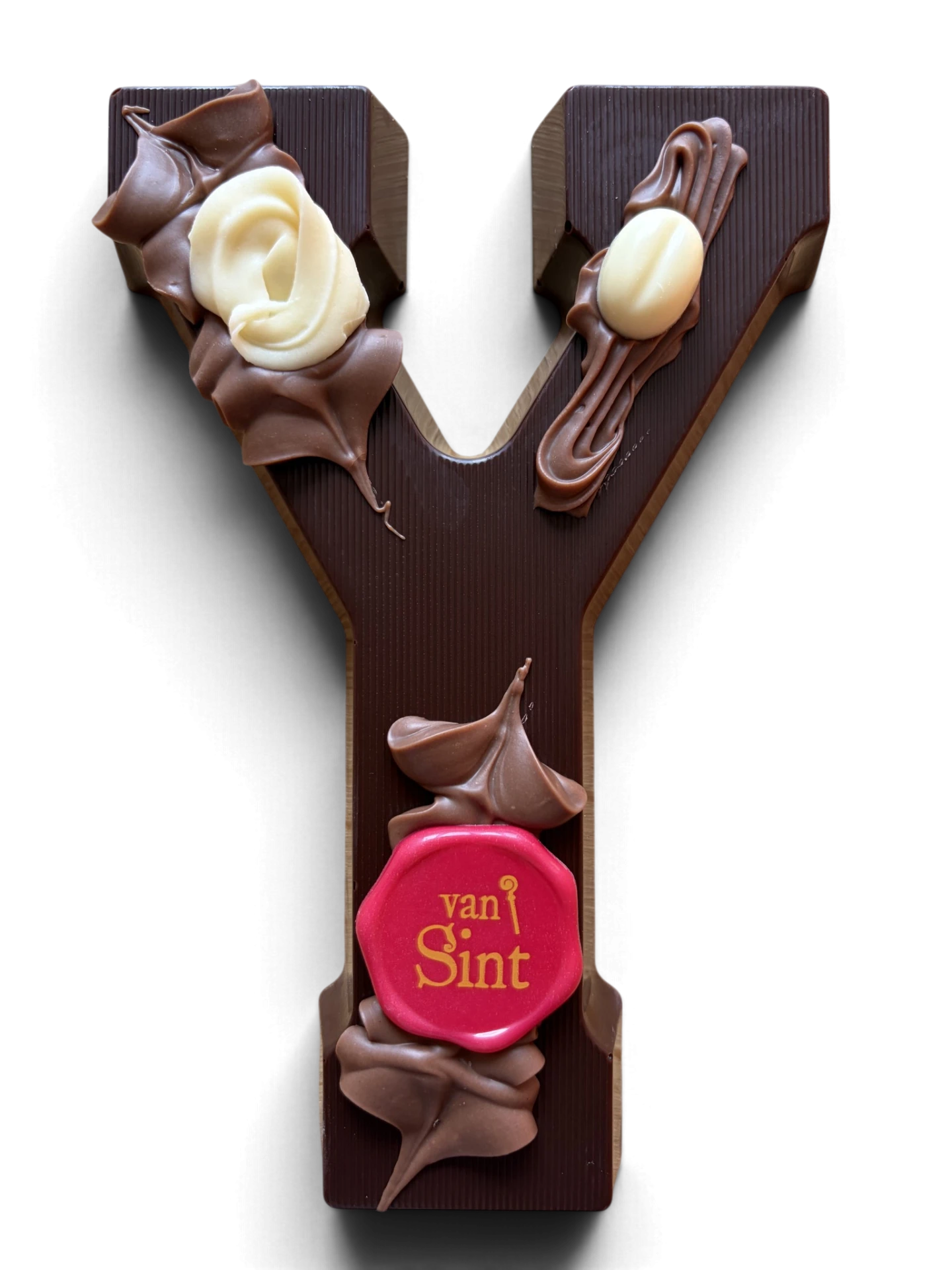 Chocoladeletter Y, puur, Van Sint-zegel