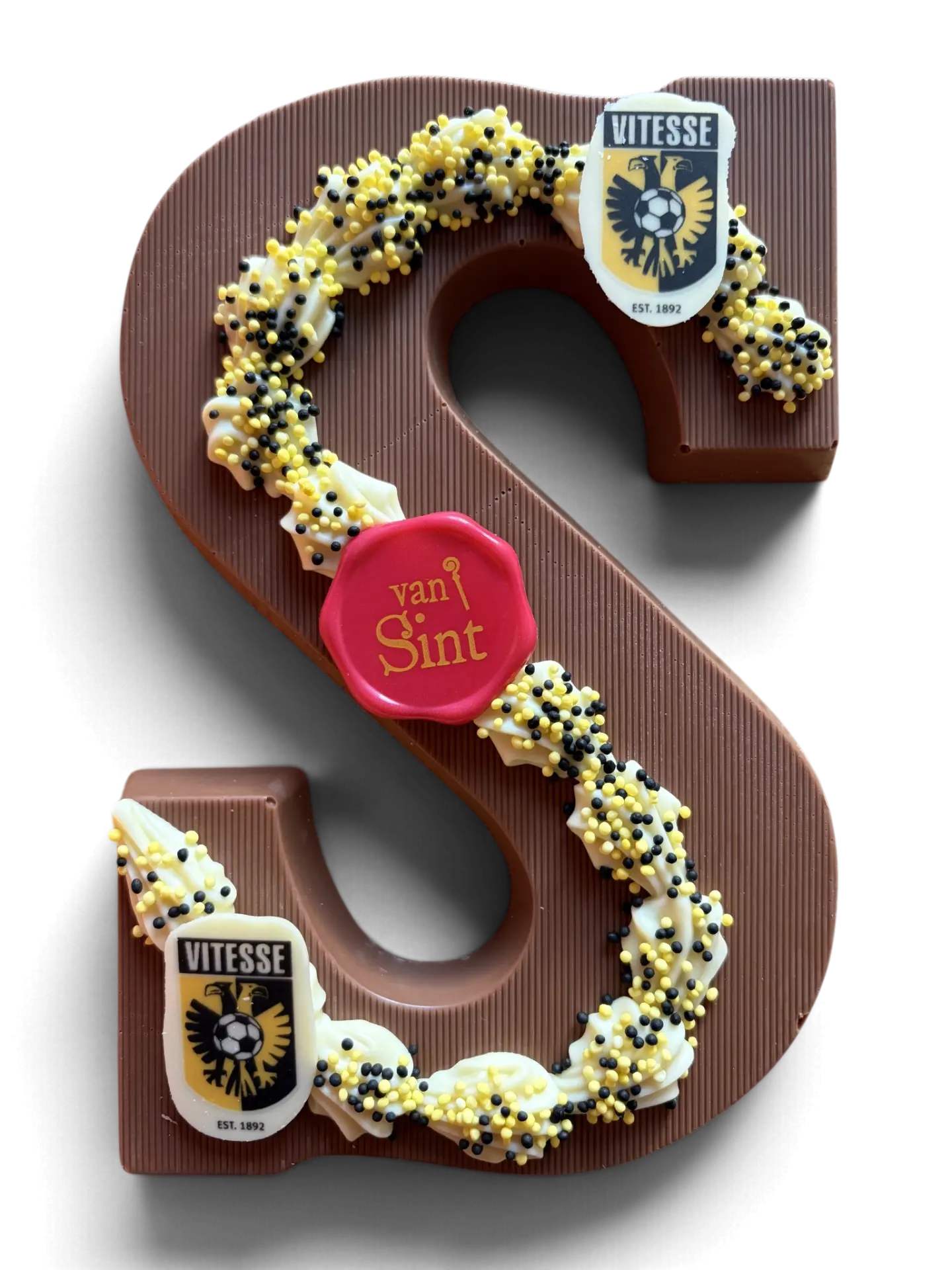 Chocoladeletter S · Vitesse-editie